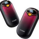 Hand Warmers Rechargeable - Magnetic Electric Hand Warmers 2 Pack, LED Display, 4 Settings Fast Heating Reusable Portable Heater Handwarmers for Golf Hunting Camping Essentials, Gifts for Men Women