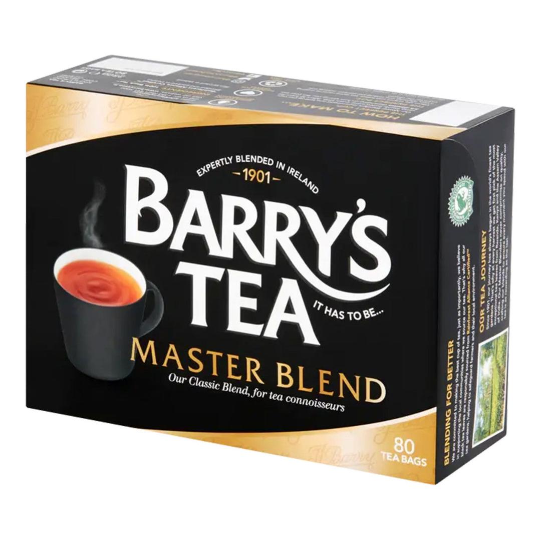 Barry's Tea Bags, Master Blend, 80 Count, 8.8 Oz, Best By: 08/08/2026