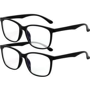 Blue Light Blocking Glasses Square Fashion Computer/Gaming/TV/Phone-Blue Light Filtering for Men and Women