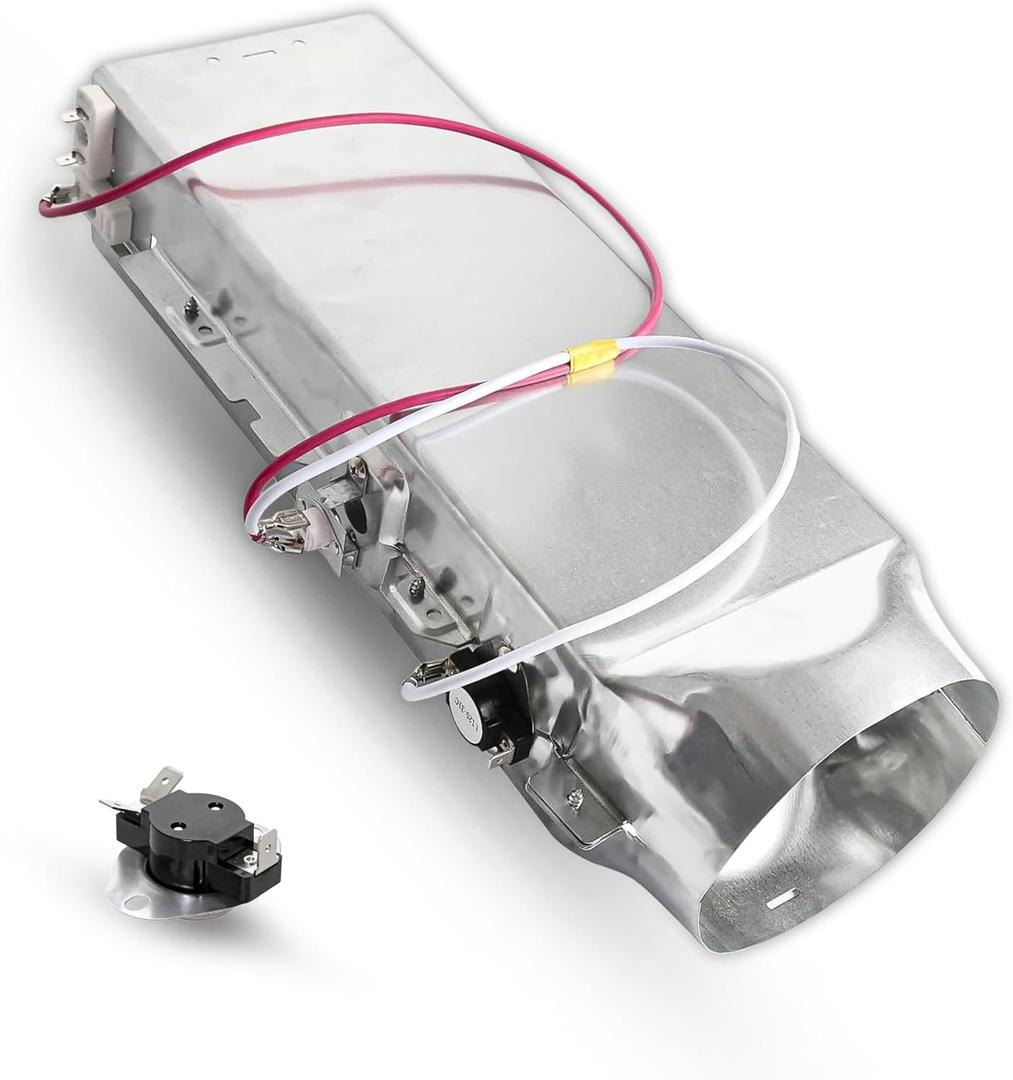 For LG DLE5977W DLE2516W DLE3777W DLE3733S DLEX4070V DLEX8000W DLEX5680W Dryer Heating Element Assembly Replaces 5301EL1001J 5301EL1001A 5301EL1001G 5301EL1001H 5301EL1001S 5301EL1001U 5301EL1001W