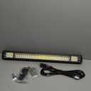 AUXTINGS 28 inch 396W LED Light Bar Triple Row Spot Flood Combo Beam Off Road Lights Waterproof Work Light with Wiring Harness for Jeep Trucks SUV ATV UTV Boat Lights, 12V 24V (28 pouces 3 fichiers + cblage)