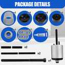 S-21307 Wide Beam Bushing Installation Removal Tool Kit for Hendrickson Turner Intraax Suspension System S-24691, Automann TRB5912, Gaff 13628, for HE9AA-T E-9575 334-936 R309575 SH2034 15040 S21307
