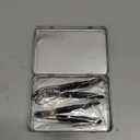 Thick Toenail Clippers for Seniors, Professional Edgy Nail Clippers for Men, Heavy Duty Large Finger Nail Clippers Adult, Angled Head Nail Clippers Cutters with Long Handle (4PCS Nail Clippers Set)