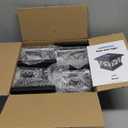 VOLISUN Solar Post Cap Lights Outdoor 4Pack, with Edison LED Bulbs, 2 Brightness Setting, Fence Post Lights Solar Powered for Garden Fence Deck Mailbox Yard Porch, Fits 4x4 6x6 Posts(Slate Black)