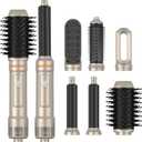 6 in ONE Blow Dryer Brush,Air Curling Iron