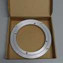 QDiShi 8 Inch Lazy Susan, Heavy Duty Swivel Turntable Aluminum Bearing Metal Rotating Turntable Bearings Swivel Plate Hardware for Dining-Table and Workbench (8 inch)