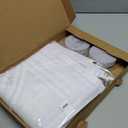 QWR Reinforced Cat Screen Door,Fits Door Opening Size 32''x 80'',Thickened Cat Proof Screen Door with Zipper Closure for Living Room,Kitchen,Bedroom.