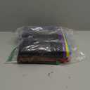 12 Pack Black Chair Pockets for Classrooms, Chair Pocket with 3 Heavy Duty Storage Pocket, Chair Back Buddy Pocket with Name Tag Slot, Ideal Back to School Supplies, Classroom Must Haves (Multicolor)