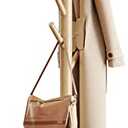 Pipishell Coat Rack Sturdy Wooden Coat Rack Stand, Adjustable Coat Tree, Free Standing Tree Hanger with 4 Sections & 8 Hooks, for Home/Bedroom/Office/Hallway/Entryway