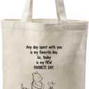 Canvas Tote Bag Aesthetic for Women,Reusable Canvas Cute Shoulder Bag for Grocery, Shopping, Beach & Daily Use
