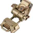 Night Vision Goggles NVG Mount for L4G24 Metal Helmet Mount,Rhino Mount Full Metal Tactical Helmet Mount CNC PVS15/18 Sand Color
