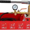 IRONWALLS Hydrostatic Pressure Tester, Manual Water Pressure Test Pump, 5Mpa Leakage Tester with Gauge & 2 Gallon Tank
