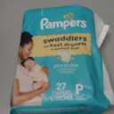 Pampers Baby Diapers - Swaddlers - Size P1, 27 Count, Ultra Absorbent Disposable Preemie Diaper