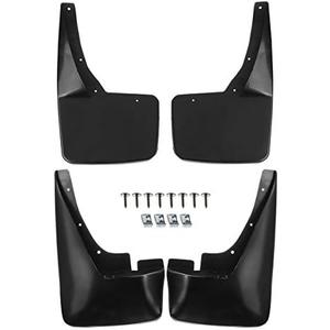 A-Premium Set of 4PCS Mud Flaps Splash Guards Mudguards Mudflaps Compatible with Cadillac Escalade, 2007-2014, with Hardware Kits Accessory, Sport Utility, Front LH RH and Rear LH RH