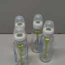 Dr. Brown's AntiColic Options+ Narrow Glass Baby Bottle with Level 1 Slow Flow Nipple, BPAFree, 8 oz/250 mL, 0m+, 4Pack 