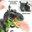 HYAKIDS Dinosaur Toys for Kids 3-5, Electric Tyrannosaurus Rex with Spray Mist, Walking, Light and Roaring Sound, Dino Toy Gift Ideas for Boys and Girls