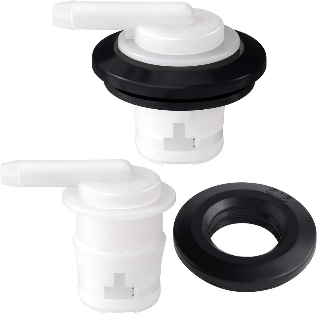 2pcs Fuel Tank Vent Valve Gas Tank Vent Valve with Grommet Seal Kit
