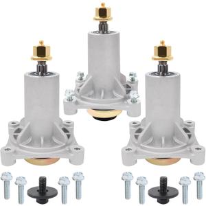 CheeMuii 3 Pack Lawn Mower Spindles Replace for 187292 192870 567253301 587125401 587819701 Fit for Husqvarna YTH22V46 YTH24V48 YTA18542 for 42" 46" 48" 54" Mower Deck Parts