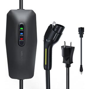 Level 1&2 EV Charger, Electric Vehicle Portable Charger with 20FT Cable, 3.5KW 16Amp Home EV Car Charging Station, 110V-240V NEMA 6-20 & NEMA 5-15 Plug Adapter, for All SAE J1772