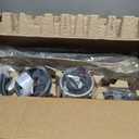 Hunter 52 inch Indoor Ceiling Fan with LED Lights and Remote Control - Standard Mount Ceiling Fan, 5 Blades, For Bedroom, Living Room, or Kitchen - Gatlinburg 52431, Matte Silver