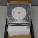 Gueray Portable CD Player, Bluetooth CD Kpop Player for Desktop with HiFi Sound Speaker, FM Radio CD Music Player for Home with Remote Control, Dust Cover, LED Screen, Support AUX/USB, Headphone Jack (Black)