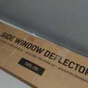Window Deflectors Smoke Tinted In-Channel Side Window Vent Visor Deflectors Rain Guards Compatible with Grand Caravan 2008-2020 - 4 pcs. GW0584