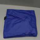 NACOCO Large Dog Raincoat Adjustable Pet Water Proof Clothes Lightweight Rain Jacket Poncho Hoodies with Strip Reflective (XL, Blue)