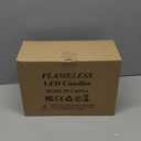 Vinkor Flameless Candles Battery Operated Candles Real Wax Pillar LED Candles with 10-Key Remote and Cycling 24 Hours Timer (Ivory 4" 5" 6" 7" 8" 9")