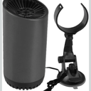 Riloer Portable Car Heater Defroster, 180° Rotating Windshield Defogger, 12V 150W Vehicle Warmer Cooler Fan with Thermostat, Plugs into Cigarette Lighter USB for Car SUV Truck RV Trailer