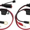 PDEEY GC008 X-Connect fit for NOCO Battery Charger, M10 XL Eyelet Terminal Connector Plug Extension Cable, 2-Pack