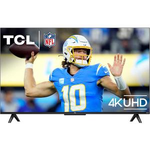 TCL 43-Inch Class S4 4K LED Smart TV with Roku TV (43S450R, 2023 Model), Dolby Vision, HDR, Dolby Atmos, Works with Alexa, Google Assistant and Apple HomeKit Compatibility, Streaming UHD Television