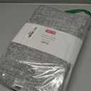 maxmill Flaxy Faux Linen Table Cloth with 2-Tone Slubby Texture Wrinkle Free Anti-Shrink Soft Tablecloth for Kitchen Dining Tabletop Outdoor and Indoor Use Rectangle 60 x 104 Inch Light Gray