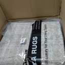 Nakagishi 10x14 Area Rugs Living Room: Washable Large Vintage Rug Neutral Non-Slip Soft Stain Resistant Indoor Carpet for Bedroom Nursery Dining Room Under Table Bed Home House Office Playroom - Brown