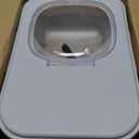 Pet Food Container, Collapsible Dog Food Storage Container with Detachable Casters & Airtight Lid for Keeping Dry Kibbles, With Dog Food Scoop and Measuaring Cups (Gray)