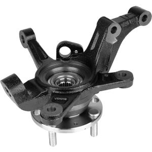 Front Steering Knuckle & Wheel Bearing Hub Assembly Compatible with Chevy Aveo 2004-2011,Aveo5 2007-2011,Pontiac G3 2009-2010,Left Driver Side Replaces #96535190