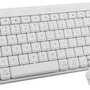 Logitech MK250 Bluetooth Wireless Mouse and Keyboard Combo: Fast & Easy Connectivity, Compact Wireless Keyboard, Ambidextrous Mouse, Durable Build - Windows/MacOS - White