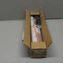 Sliding Glass Door Security Bar, Patio Door Barricade Security Bar, Apartment BarSliding Door Security Bar, Door Jammer, White, 1 Pack