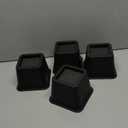 Bed Risers 3 Inch, Heavy Duty Square Furniture Frame Lift for Couch, Chair, Desk, Sofa and Bunk Bedpost, Set of 4