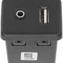 AUX USB Jack Port, AUX USB Interface Socket Jack Smoother Driving Safe Connection 13599456 for Malibu EG3 2012 to 2018
