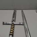 quescu Medieval Knight Toy Sword,35.6" Plastics Sword Medieval Warrior Costume Accessories for Renaissance Fair Cosplay,Props