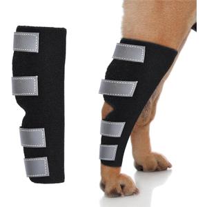 Dog Rear Leg Braces - Braces for Back Legs - Medium-Sized Dog Ankle and Small Dog Knee - Leg Sleeve, Hock and Ankle Support - Joint Wrap Compression Brace for ACL Tear - Canine Broken Leg Protector - 2 Pack
