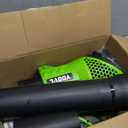 Leaf Blower Cordless, 650CFM Electric Leaf Blowers with 2 x 5.2Ah Batteries and Charger, 3 Speed Modes, 1 x Adjustable Shoulder Strap, Powerful Blowers for Lawn Care, Patio, Dust, Blowing Leaves