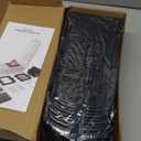 LHS Multifunctional Food Chopper - Onion, Vegetable Slicer Dicer Cutter, Potato Cutter - Veggie Chopper with Container (4 in 1, Black)