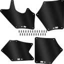 HECASA Front Splash Guards Fender Liner Shields w/Clips Compatible with 2007-2022 Toyota Tundra Sequoia Replace for 53737-0C030 53736-0C030 53739-0C020 Apron Seal Mud Flaps Mudflaps Mudguards 4Pcs