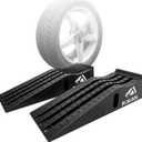 ROBLOCK Heavy Duty Low Profile Car Ramps for Oil Changes, Portable Car Ramps for Low Cars High Lift and Jack Support, Vehicle Ramps for Garage, 35.63''x12''x8.07'', G.V.W 13000 LBS, 2 PCS