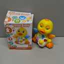 JOYIN Baby Toys Duck, Infant Dancing Crawling Musical Toys 18+ Months, Tummy Time Light Up Learning Duck with Music & Lights, Baby Easter Basket Stuffers Gifts