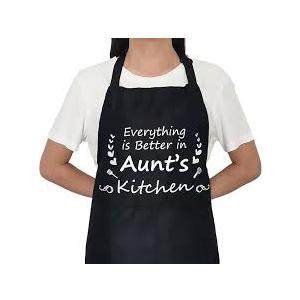 Cute Apron Women Home Kitchen Cooking Baking Gardening Mom Adjustable Bib with Pockets Aprons Mandiles Funny Gift