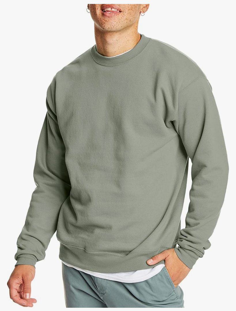 Hanes Men's Sweatshirt, EcoSmart Fleece Crewneck Sweatshirt, Big & Tall, 1 Pack