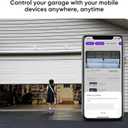 OCCHI Smart Garage Door Opener Remote, Garage Camera, Security+ 2.0 System Compatible, Garage Door Open/Close Control, 2.4Ghz WiFi Only, Compatible with Alexa, No Monthly Fee, Powered by Ampoza
