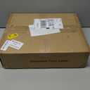 Nintiue Upgraded Modern Arc Dimmable Tall Standing Floor Lamp with Linen Shade, 1200 Lumens LED Bulb Included, for Living & Reading Room, Bedroom, Office & Nursery, Gold